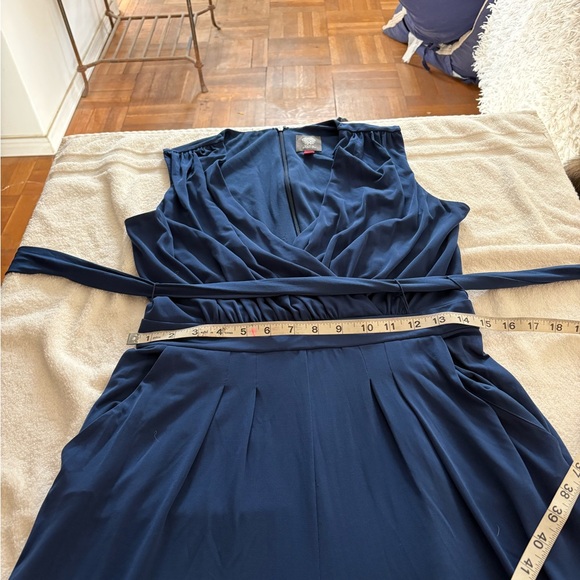 Vince Camuto jumpsuit with great pockets and tie on waist. Zipper in bac… - Picture 12 of 14